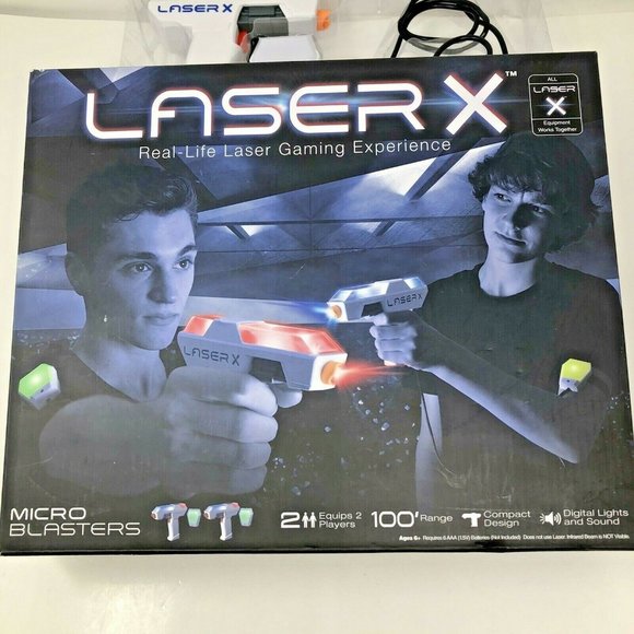 Laser X Real Life Laser Gaming Experience Micro Blasters Set for 2 Players - Picture 3 of 4
